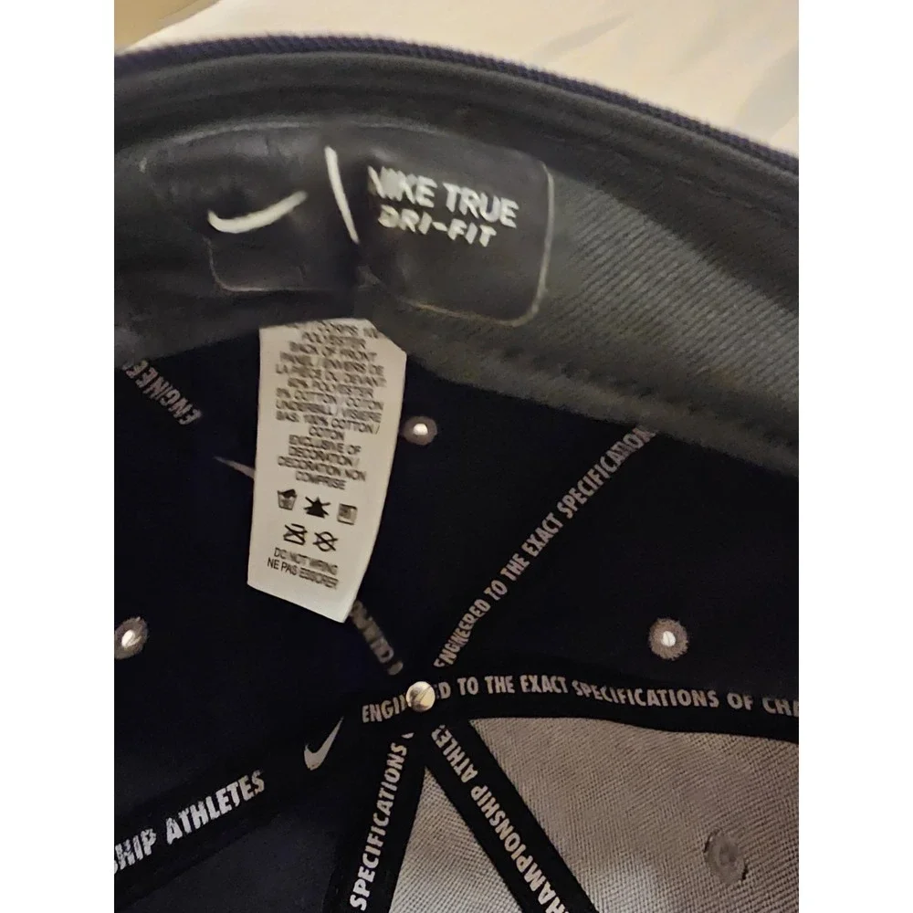 Nike True Dri-FIT Corban University Warriors Fitted Hat Black Gray 7 3/8 59cm